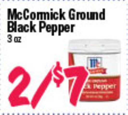 McCormick Ground Black Pepper