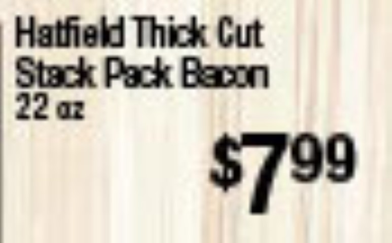 Hatfield Thick Cut Stack Pack Bacon